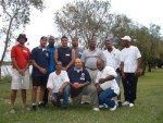 Standing L to R  - Garfield Wright (1987), Paul Williams (1986), Gareth Spencer (1988), Richard Bennett (1984), Dean Nevins (1981), Orville Ellis (1980), Michael Greaves (1980), Rick McCalla (1988)

Seated L to R  - Xavier Murphy (1984), Arthur Foster (1980), Wraylando Salmon (1984) 