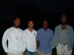 L to R - Damion Simon (1993), Andrew Ranglin (1993), Kevin Matthews (1993), Steven Gordon (1988)