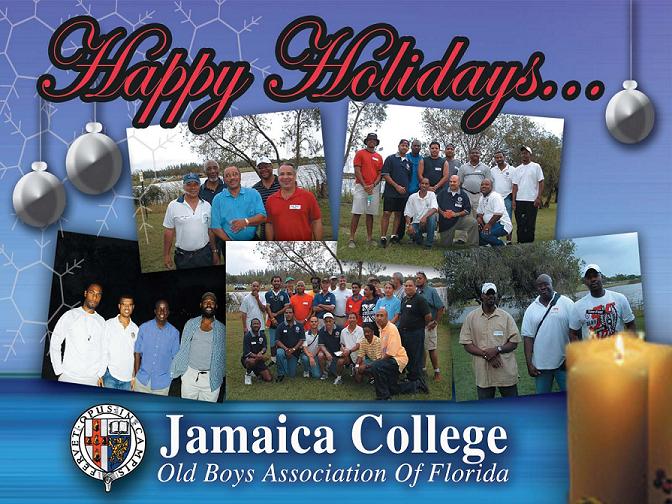 Happy Holidays From the Jamaica College Old Boys Association of Florida
